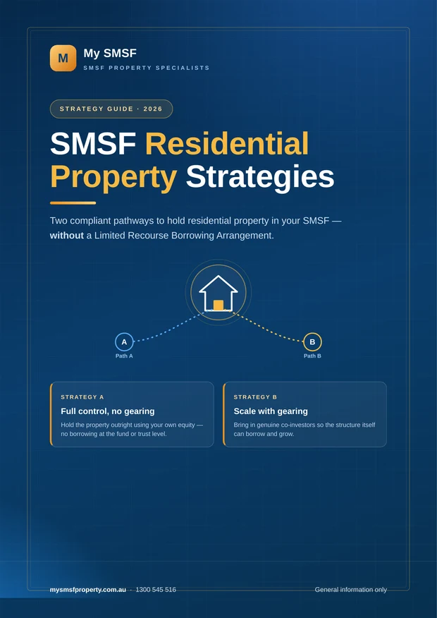 SMSF Residential Property Strategies eBook cover