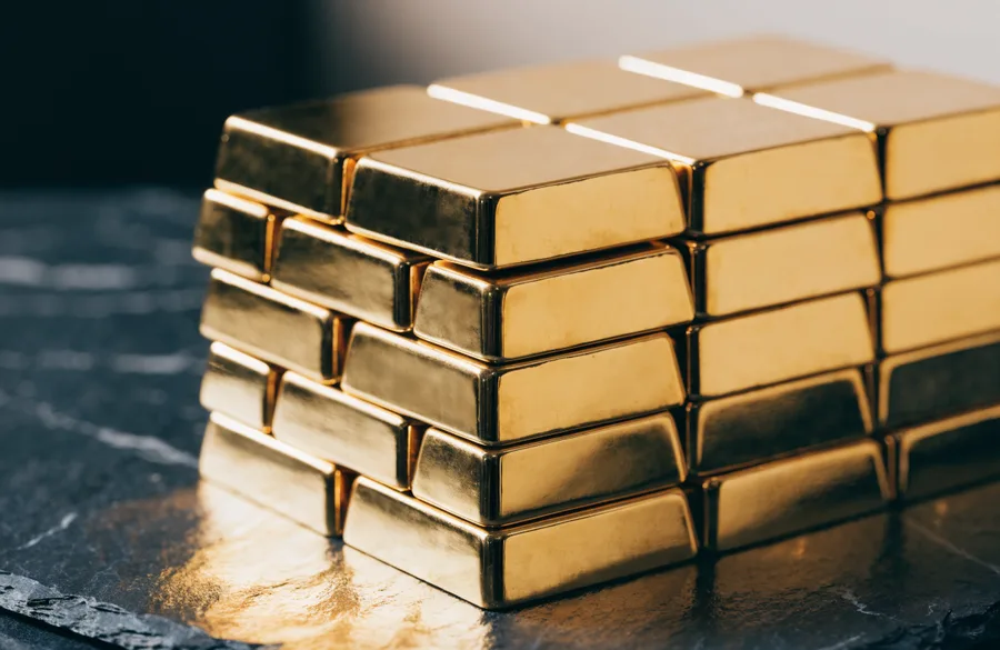 Gold bullion bars